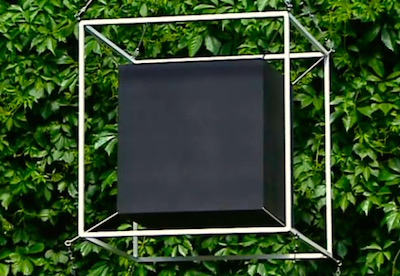 Трехмерный памятник «Черный кубометр» (79.5x79.5 см, карбон)