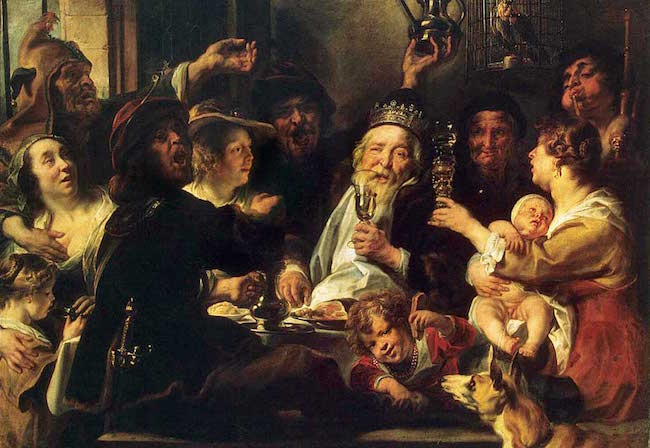 Якоб Йорданс «Бобовый король» 1638г.