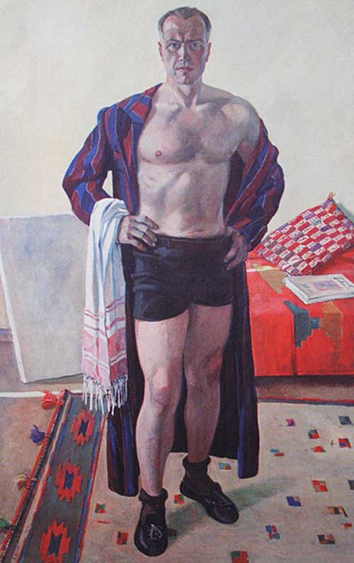Александр Дейнека. Автопортрет. 1948.