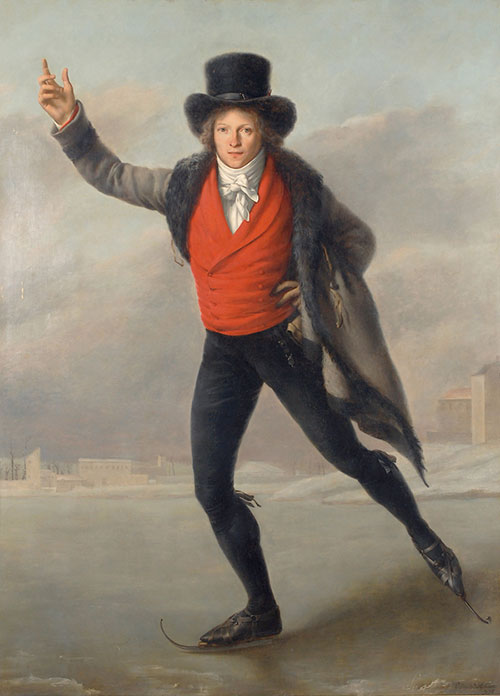 Пьер Максимилиан Делафонтен «Конькобежец» (1798)