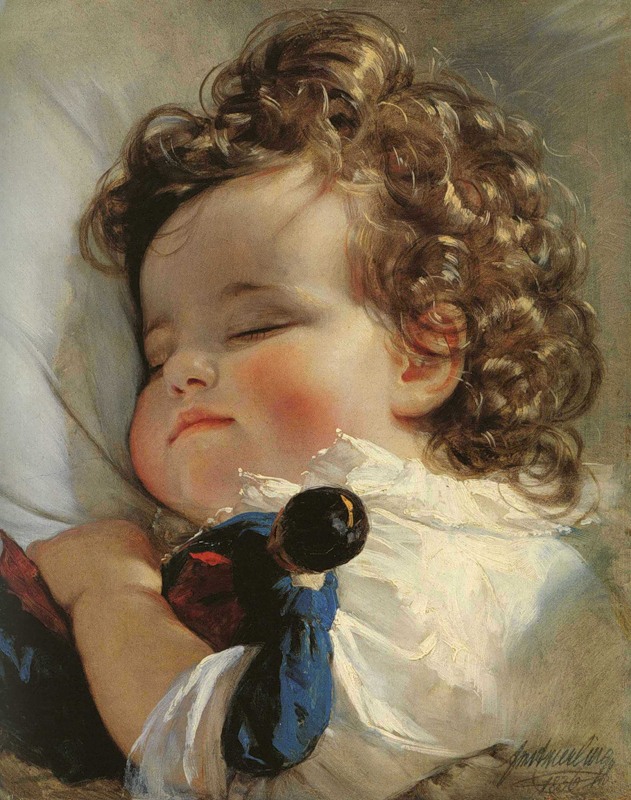 Амерлинг, Портрет принцессы Марии-Франциски Лихтенштейн в возрасте двух лет, 1836
