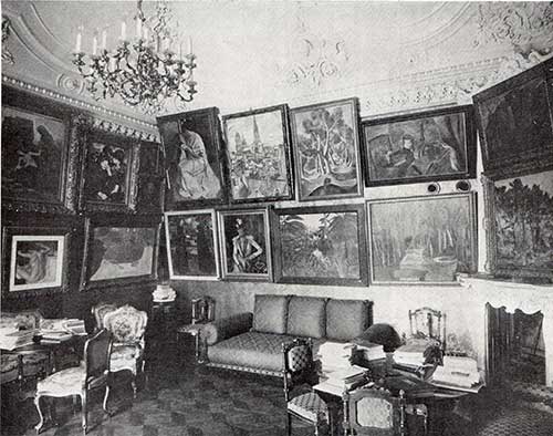 Комната в доме С. И. Щукина.