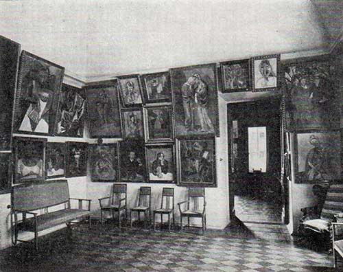 Комната П. Пикассо в доме С. И. Щукина. Фото 1913 года.
