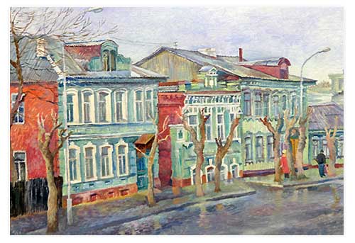 Старая Уфа стала музой башкирских художников - Выставки в Уфе - Современное изобразительное искусство Башкортостана