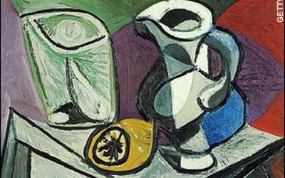 Пабло Пикассо: «Стакан и кувшин» (1944)